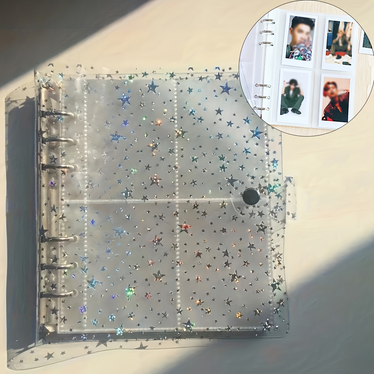 Polaroid Photo Album - 200-slot large capacity album, suitable for