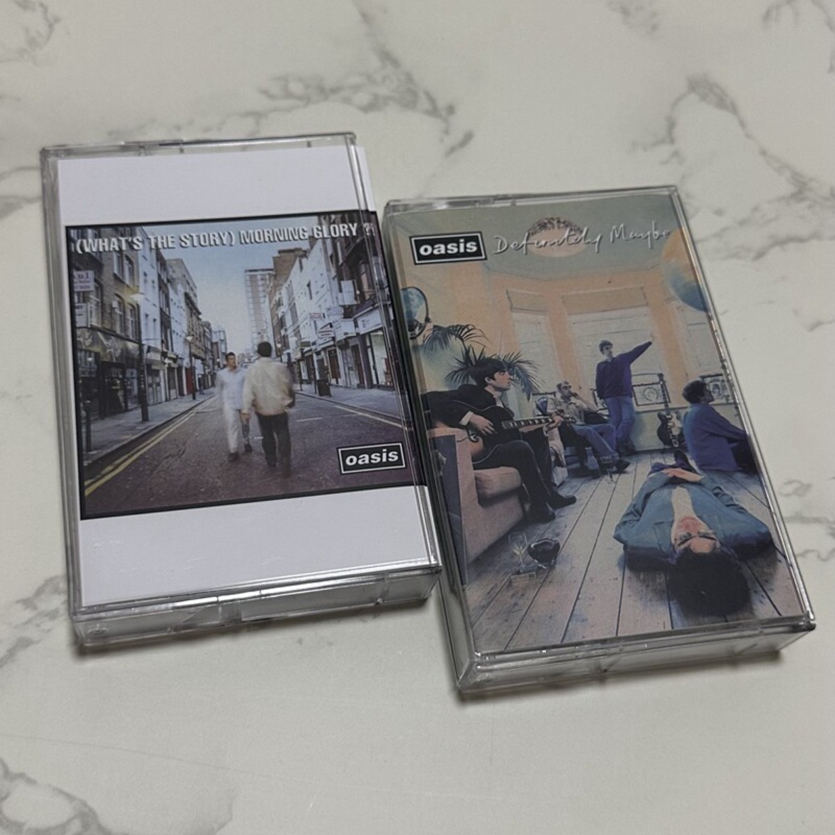 Vintage And Collectible - Oasis British Rock Band Cassette Tapes