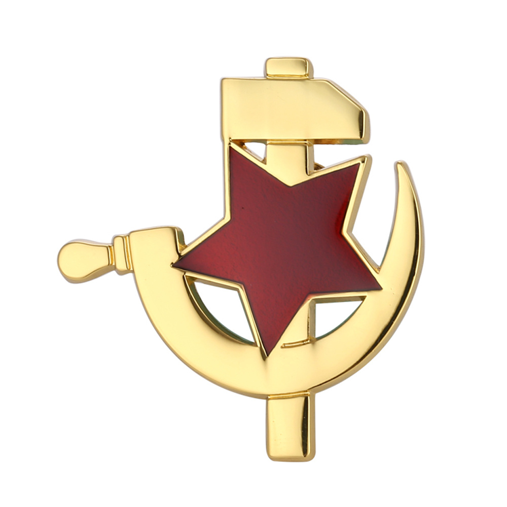 Collectible Vintage Brooches - 1pc Vintage Soviet Badge - Hammer