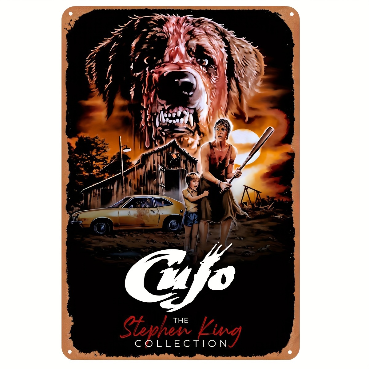 Cujo (1983) Vintage Metal Tin  - đánh giá và giá Vintage Collectible Tins