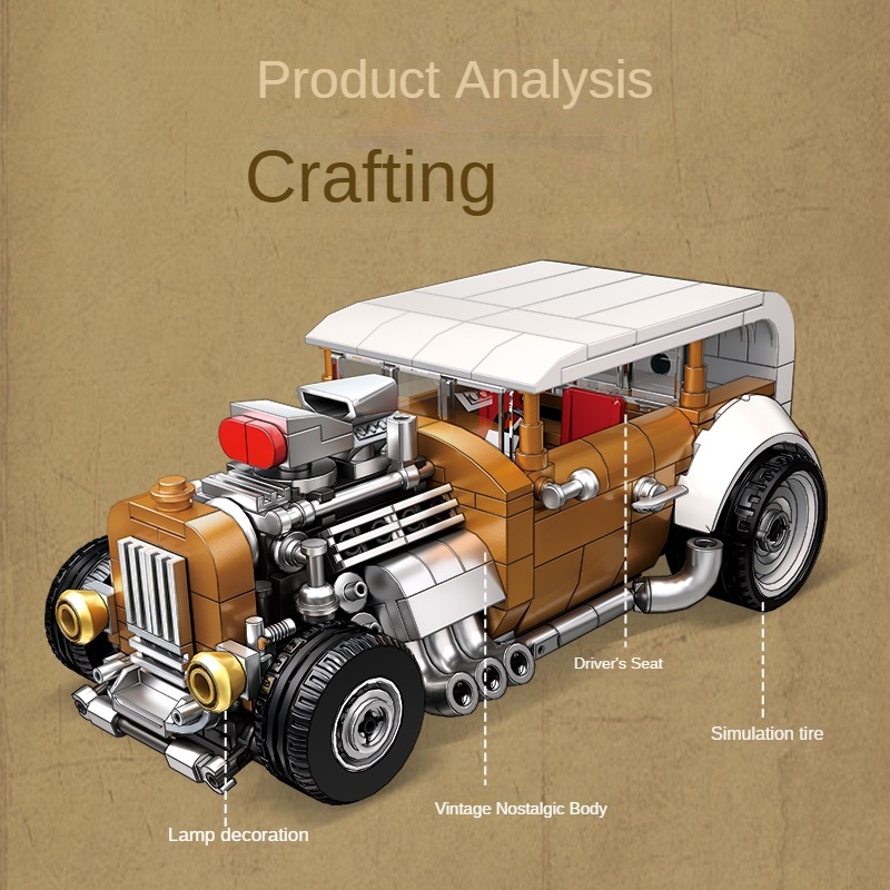 Retro vintage car building blo - đánh giá và giá Vintage Collectible Cars