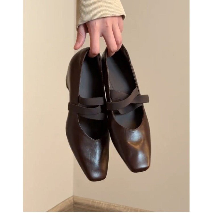French-style Vintage Low-heel  - đánh giá và giá Vintage Collectible Shoes