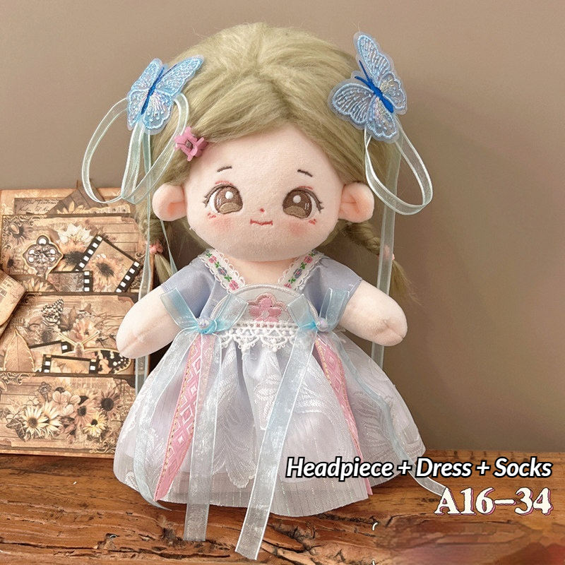Chinese Style Hanfu Doll Outfi - đánh giá và giá Vintage Collectible Clothing