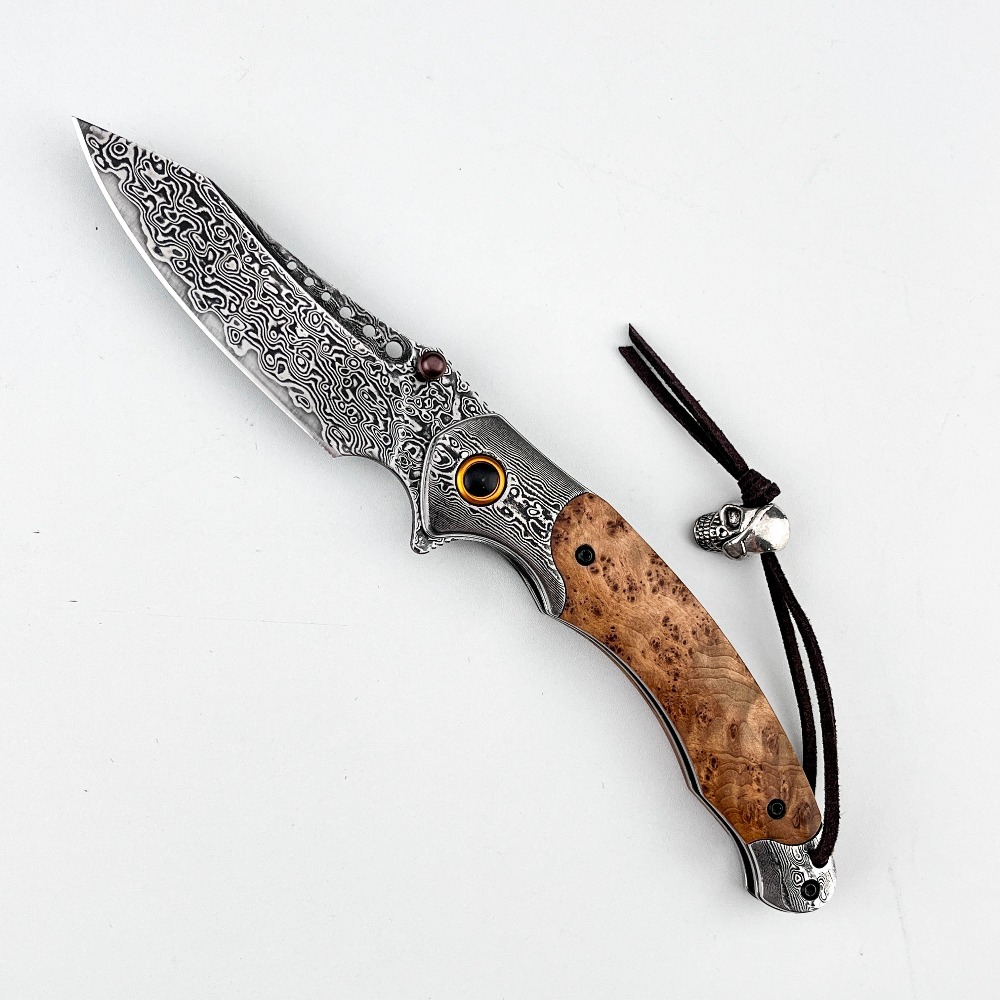 High Hardness Damascus Pattern - đánh giá và giá Vintage Collectible Knives