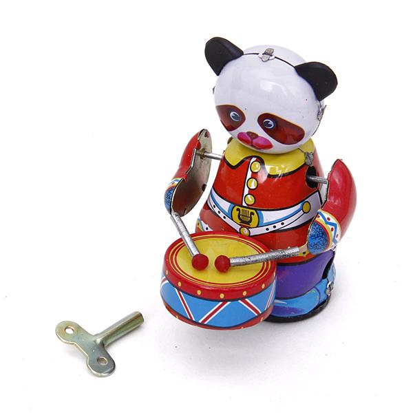 Wind Up Clockwork Panda Drumme - đánh giá và giá Vintage And Collectible Toys