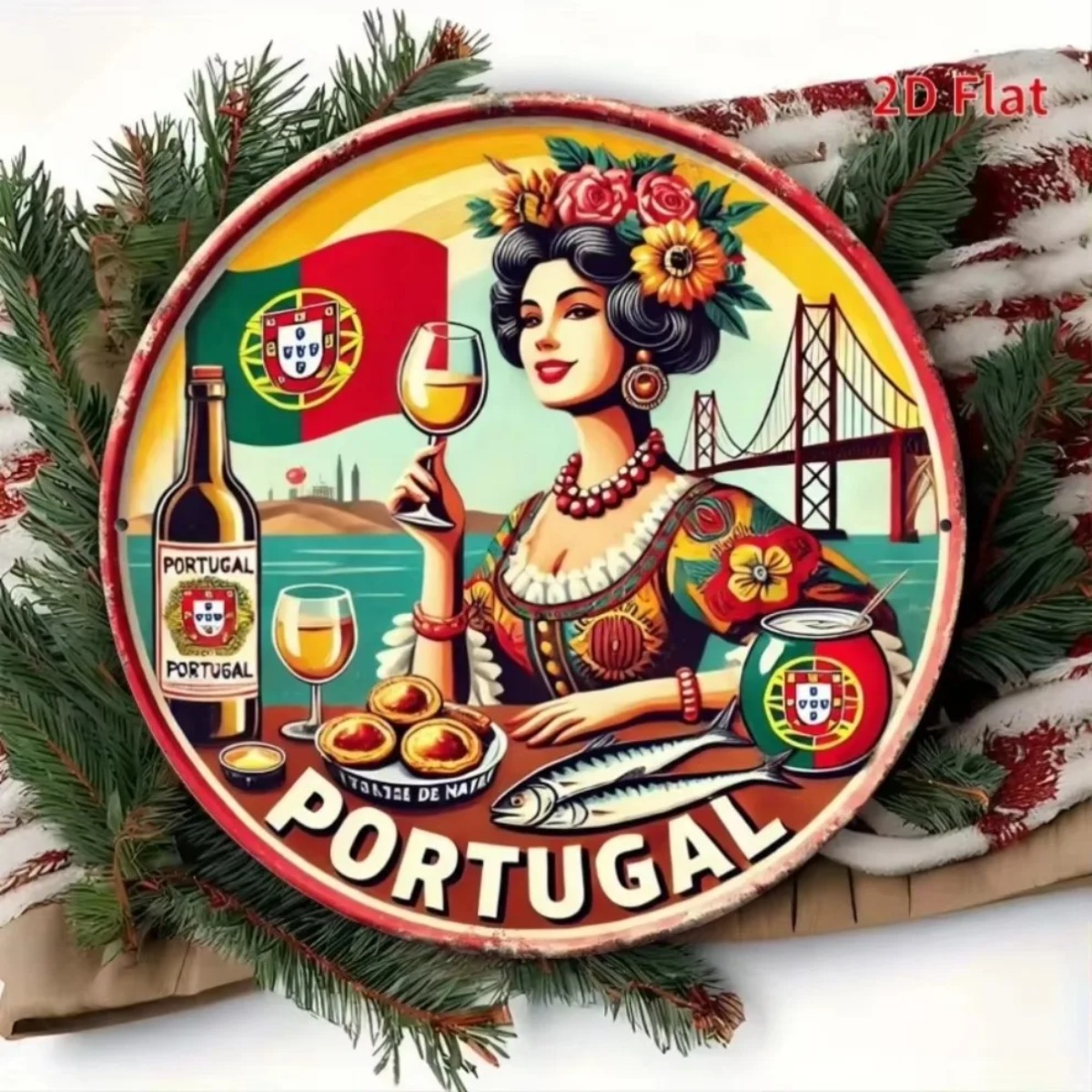 Vintage Retro Round Metal Tin  - đánh giá và giá Vintage Collectible Tins