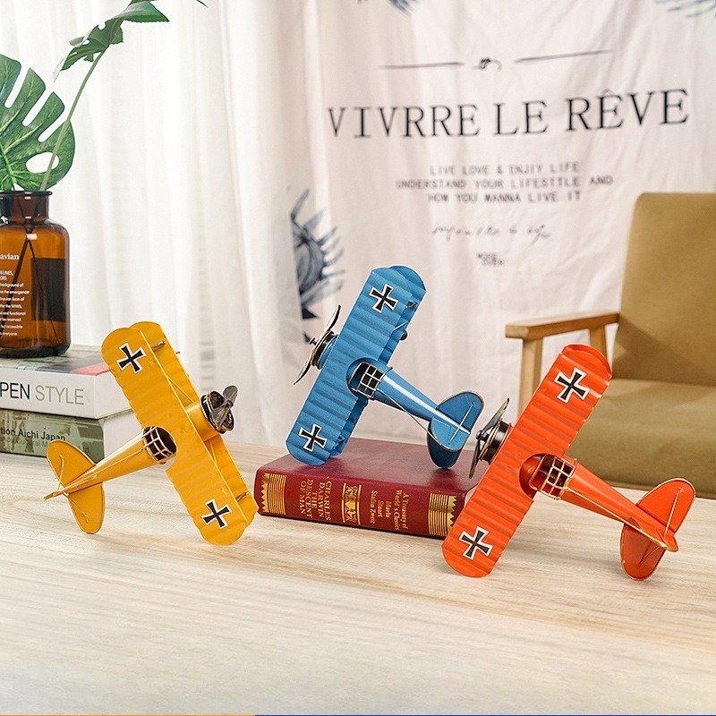 Vintage Retro Metal Plane Moto - đánh giá và giá Vintage Collectible Tins