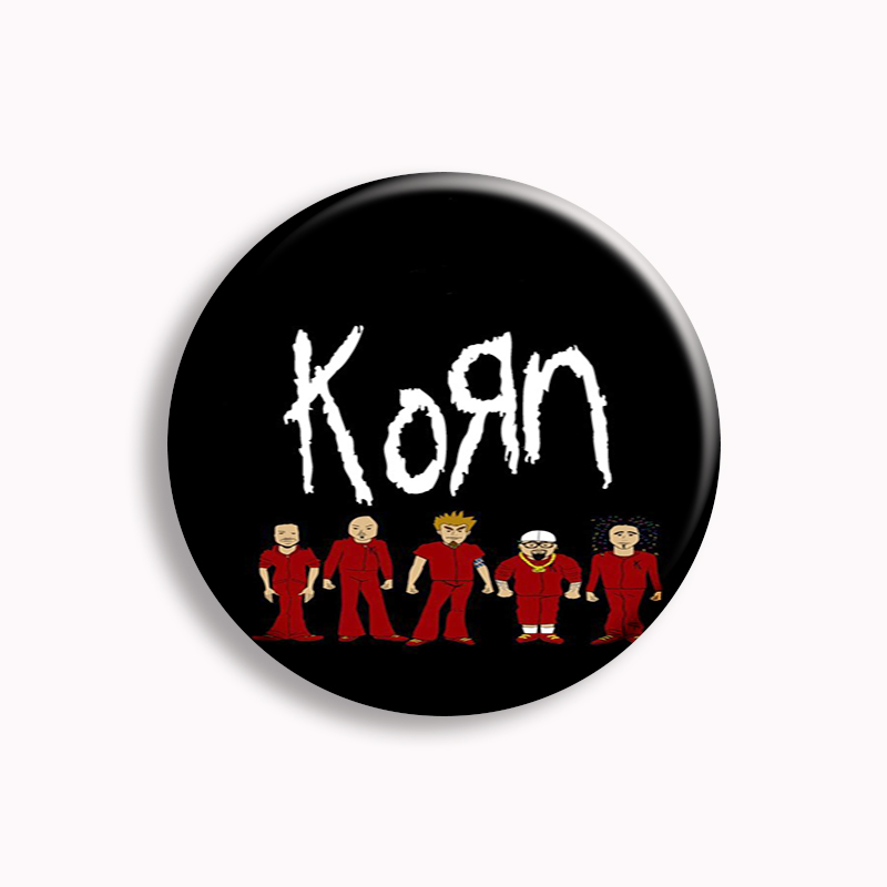 Hip Hop Korn Music Rock Band C - đánh giá và giá Collectible Vintage Brooches