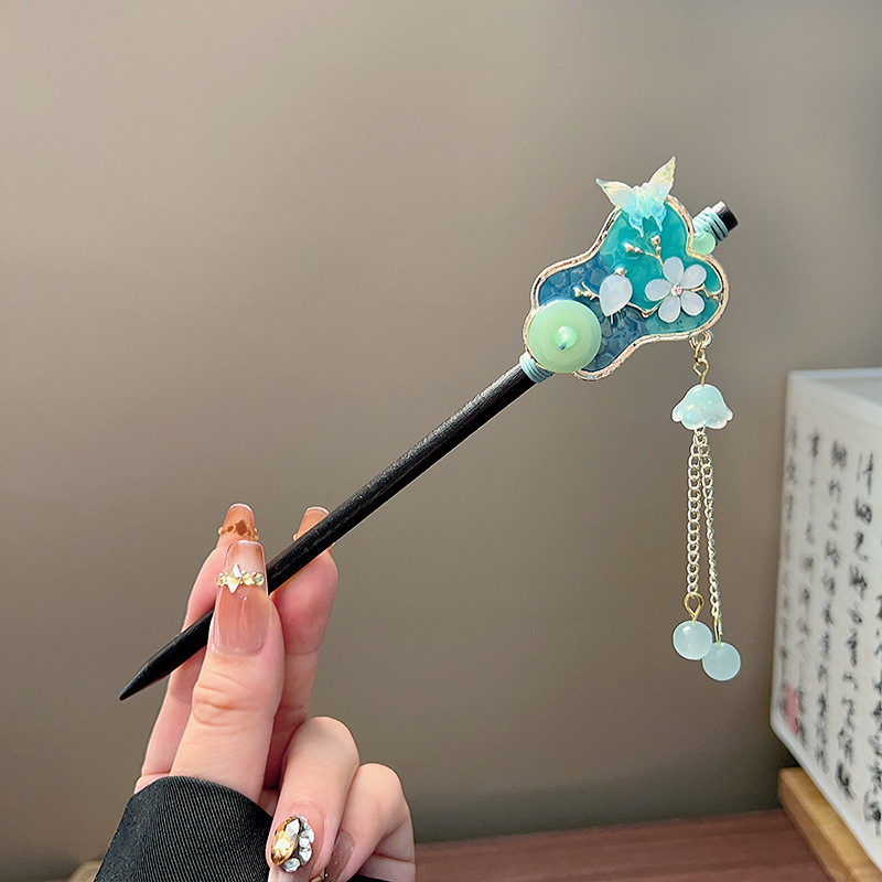 Classic Tassel Hair Stick Blac - đánh giá và giá Vintage Collectibles For Sale