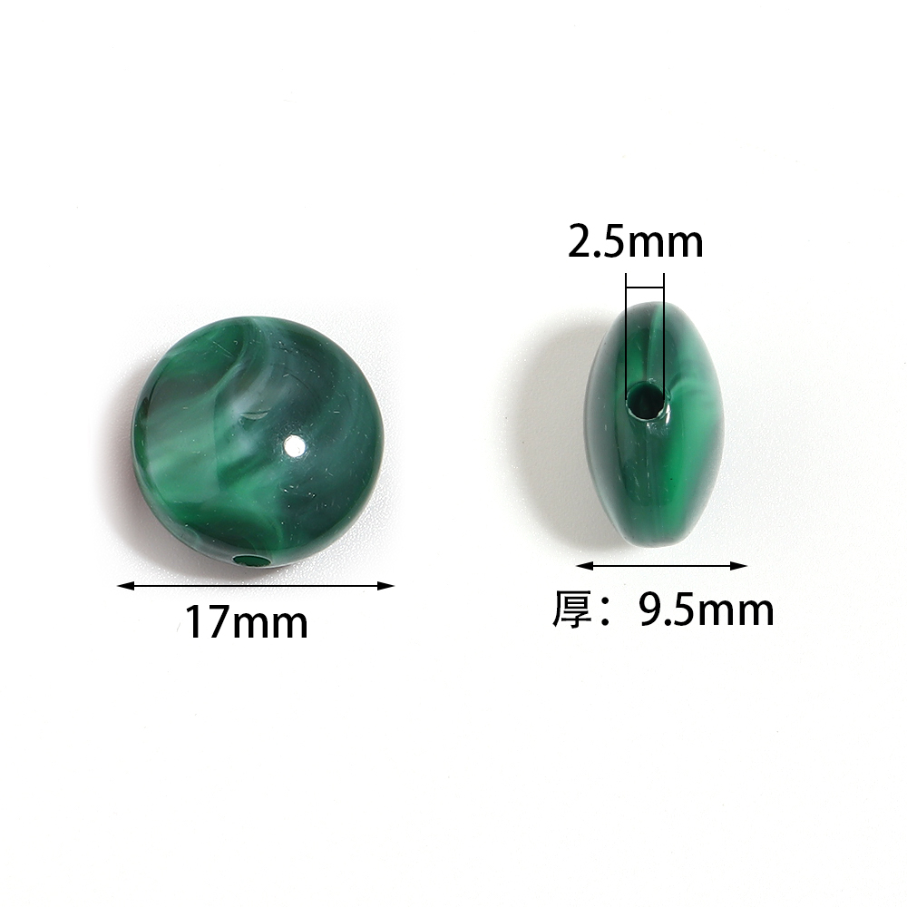 10pcs 17mm Flat Round Acrylic  - đánh giá và giá Vintage Collectibles For Sale